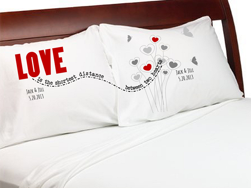 Pillowcases for couples