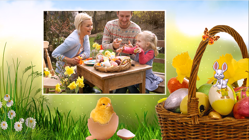 Easter slideshow template