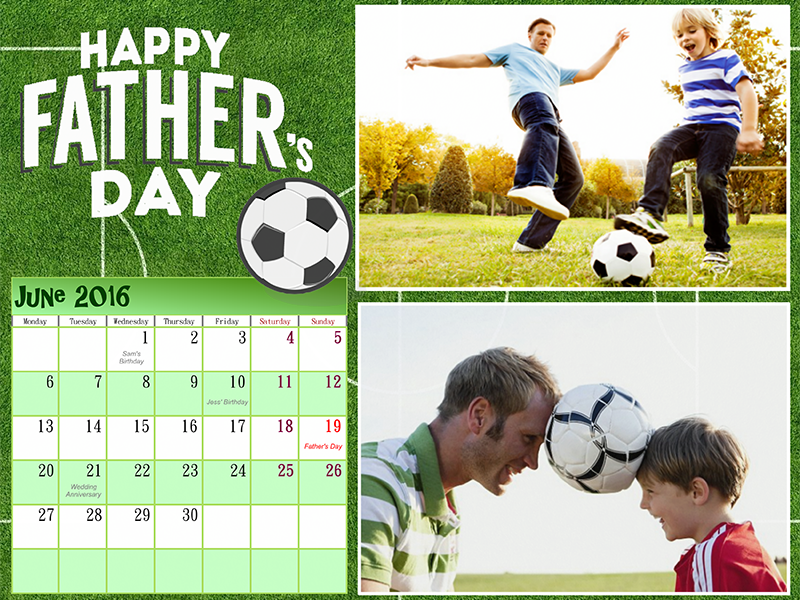 Special planner for Father's Day