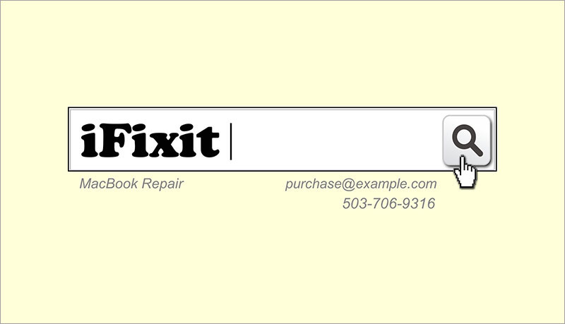 Computer repair business card