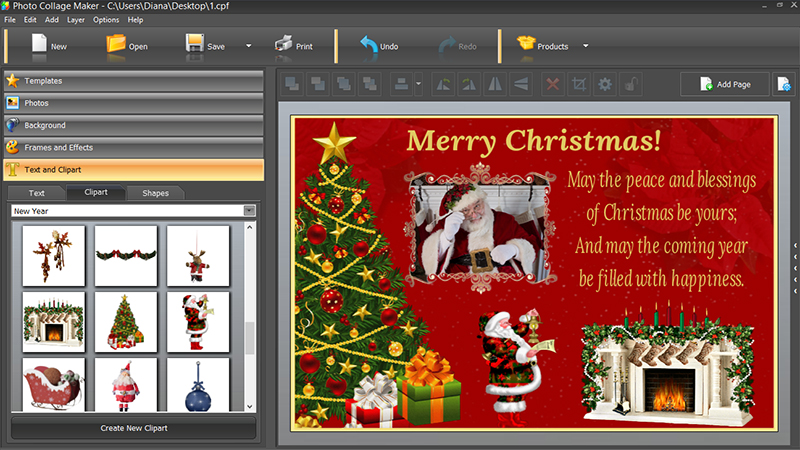 Christmas clipart collection