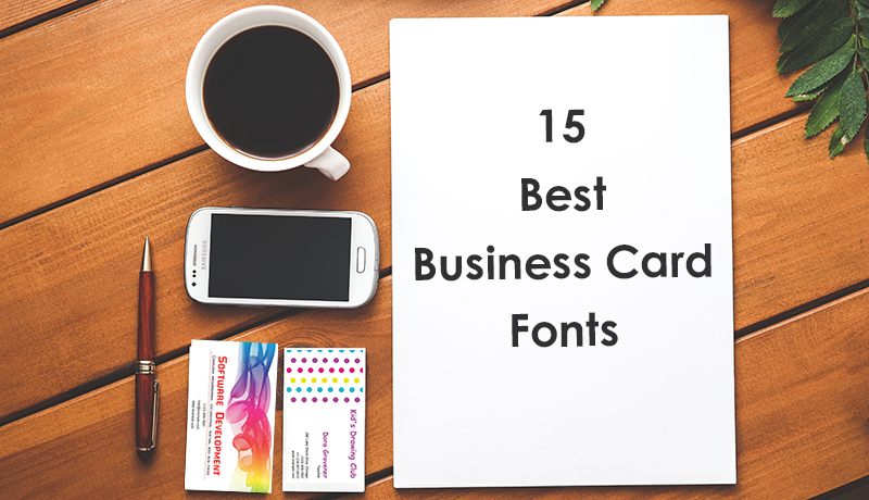 best font for business card