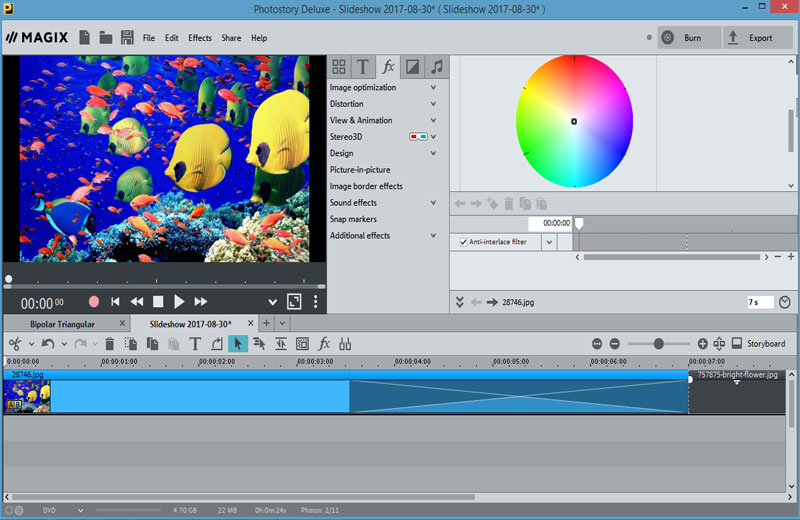 Magix interface