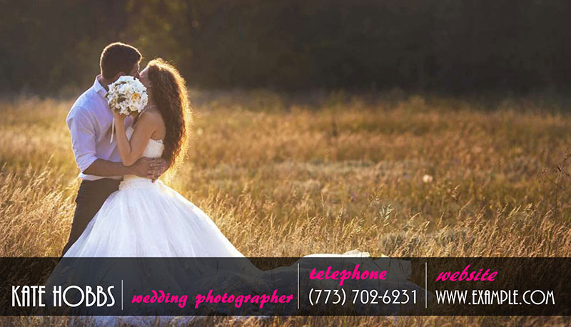 Wedding photography card