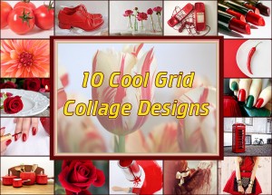grid collage design