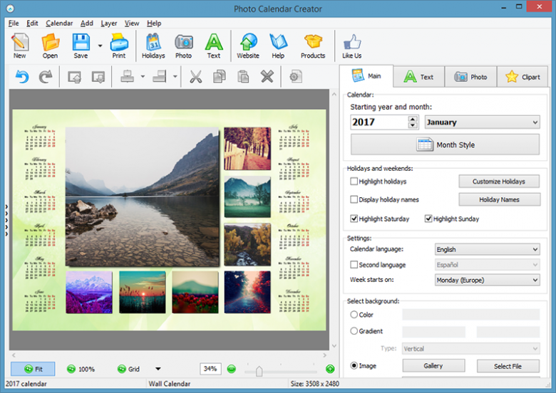 How to Create Your Own Photo Calendar for 2020 From Scratch