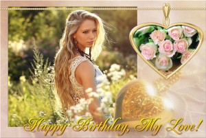 Elegant B-Day card