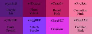 Violet color scheme
